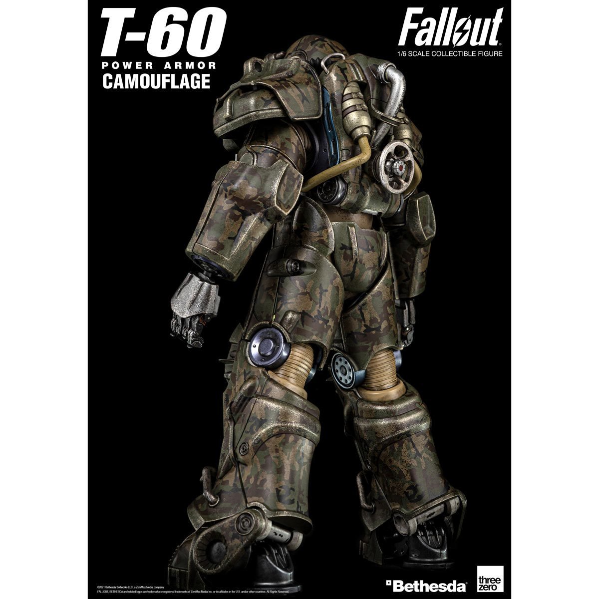 Fallout T-60 Camouflage Power Armor 1:6 Scale Action Figure