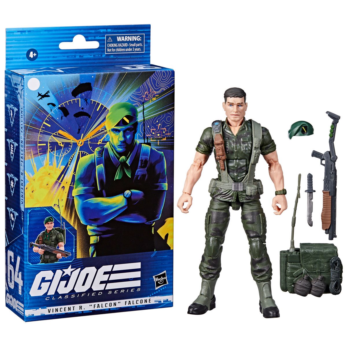 G.I. Joe Classified Series 6-Inch Vincent R. Falcon Falcone Action Figure