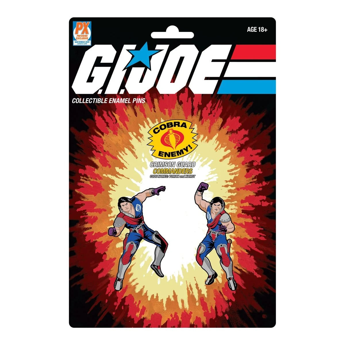G.I. Joe Tomax and Xamot Pin Set 2-Pack - PX