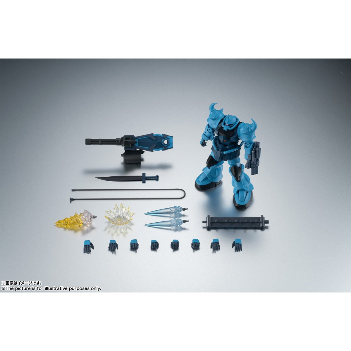 Mobile Suit Gundam The 08th MS Team MS-07B-3 Gouf Custom Side MS Version A.N.I.M.E. The Robot Spirits Action Figure