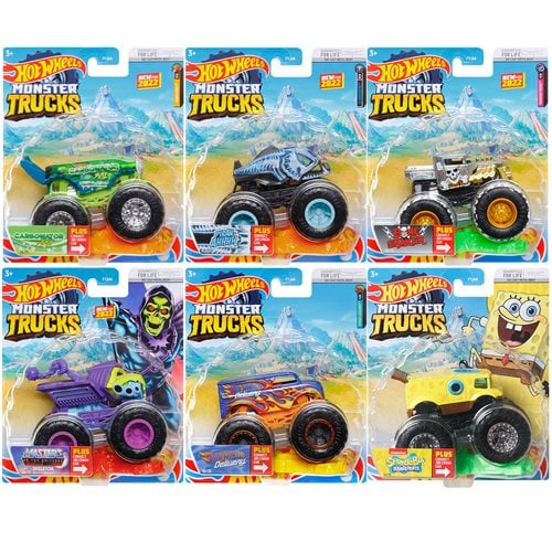 Hot Wheels Monster Trucks 1:64 Scale Vehicle Mix 8 Case