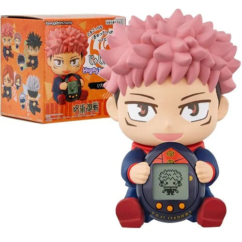 Jujutsu Kaisen Yuji Itadori Hugmy Vinyl Figure with Tamagotchi Nano Digital Pet