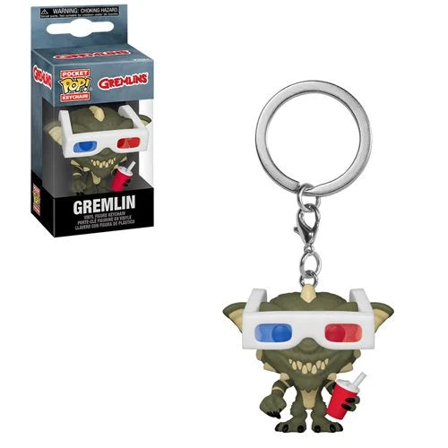 Gremlins Stripe with 3D Glasses Pocket Pop! Key Chain