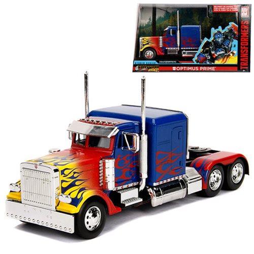 Transformers Hollywood Rides Optimus Prime 1:24 Scale Die-Cast Metal Vehicle