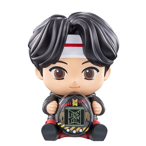 BTS TinyTAN Jin Hugmy Vinyl Figure with Tamagotchi Nano Digital Pet