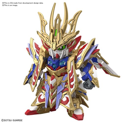 SD Gundam World Heroes 09 Cao Cao Wing Gundam Isei Style SDW Heroes Model Kit