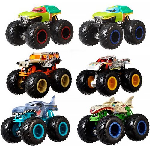 Hot Wheels Monster Trucks Demolition Doubles 1:64 Scale Mix 3 Vehicle 2-Pack Case