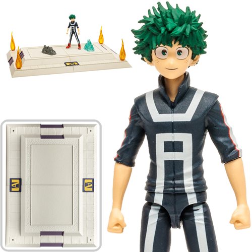 My Hero Academia Sports Festival Arena and Izuku Midoriya 5-Inch Action Figure
