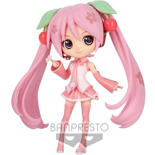 Vocaloid Sakura Miku Version B Q Posket Statue
