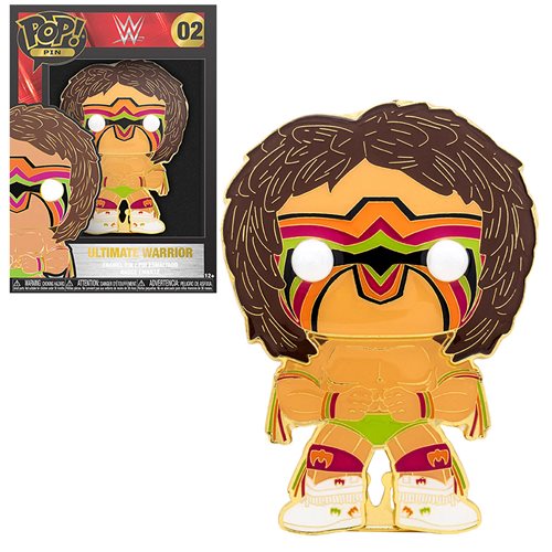 WWE The Ultimate Warrior Large Enamel Pop! Pin