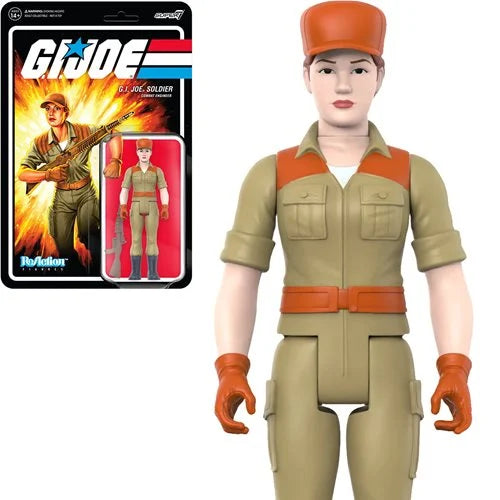 G.I. Joe Female Combat Engineer Short Hair (Pink) 3 3/4-Inch ReAction Figure