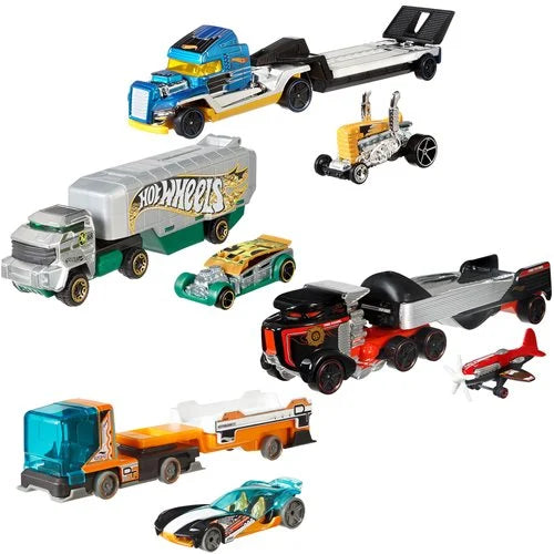 Hot Wheels Super Hauling Rig and Car 2023 Mix 1 Case