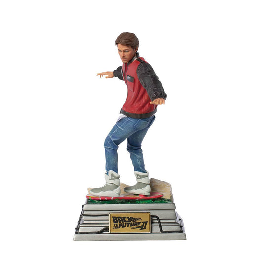Back to the Future Part II Marty Mcfly on Hoverboard 1:10 Scale Statue