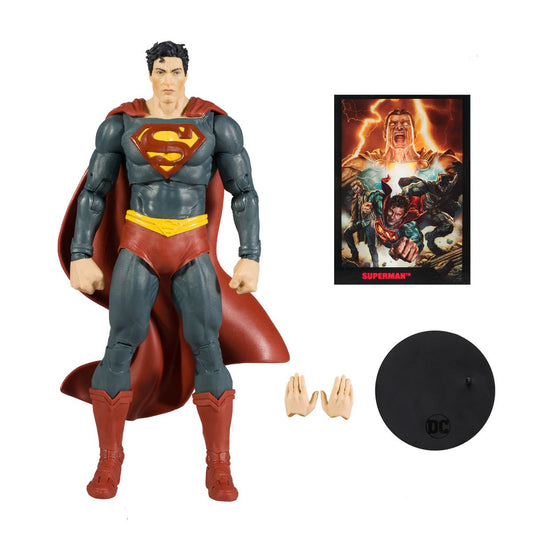 Black Adam Superman Page Punchers 7-Inch Scale Action Figure with Black Adam Comic Book