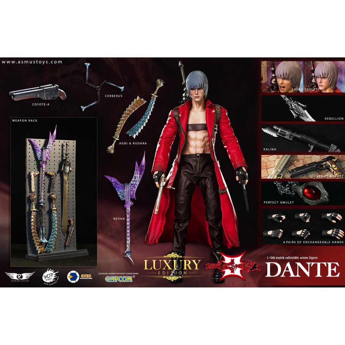 Devil May Cry 3 Dante 1:6 Scale Luxury Edition Action Figure