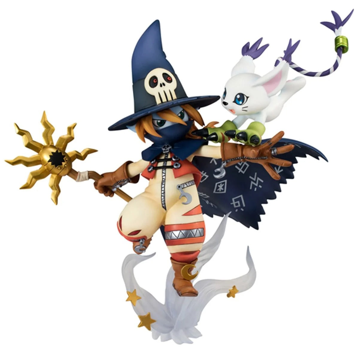 Digimon Wizarmon and Tailmon G.E.M. Series Statue - ReRun