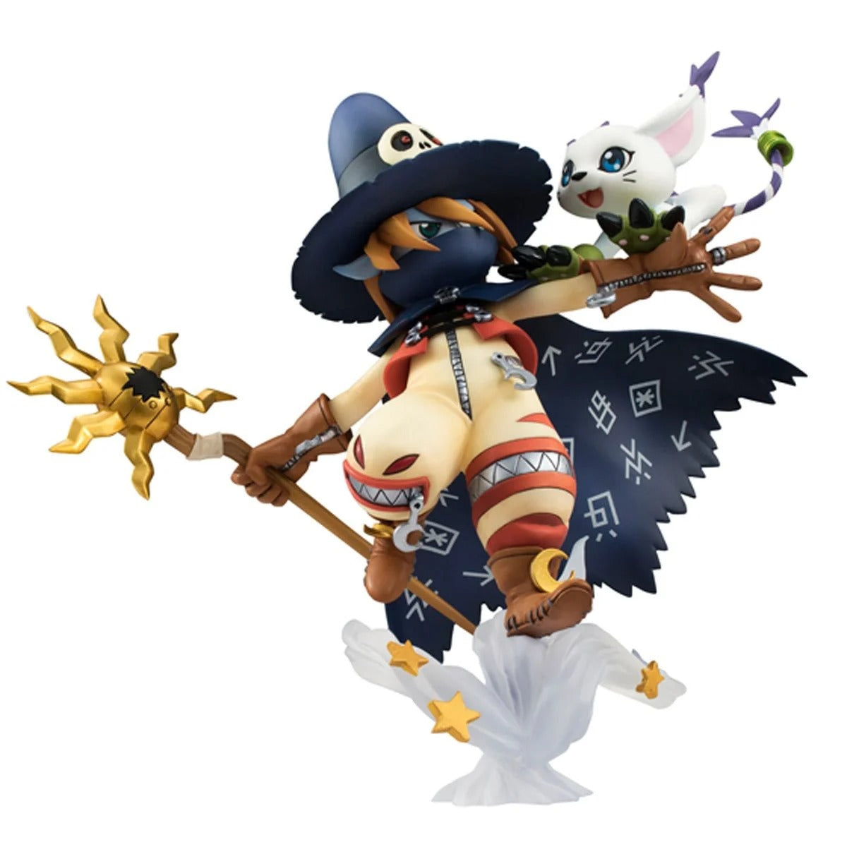 Digimon Wizarmon and Tailmon G.E.M. Series Statue - ReRun