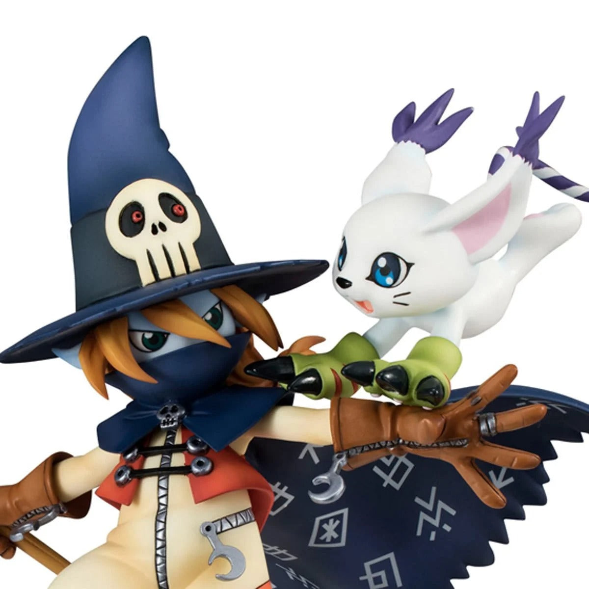 Digimon Wizarmon and Tailmon G.E.M. Series Statue - ReRun