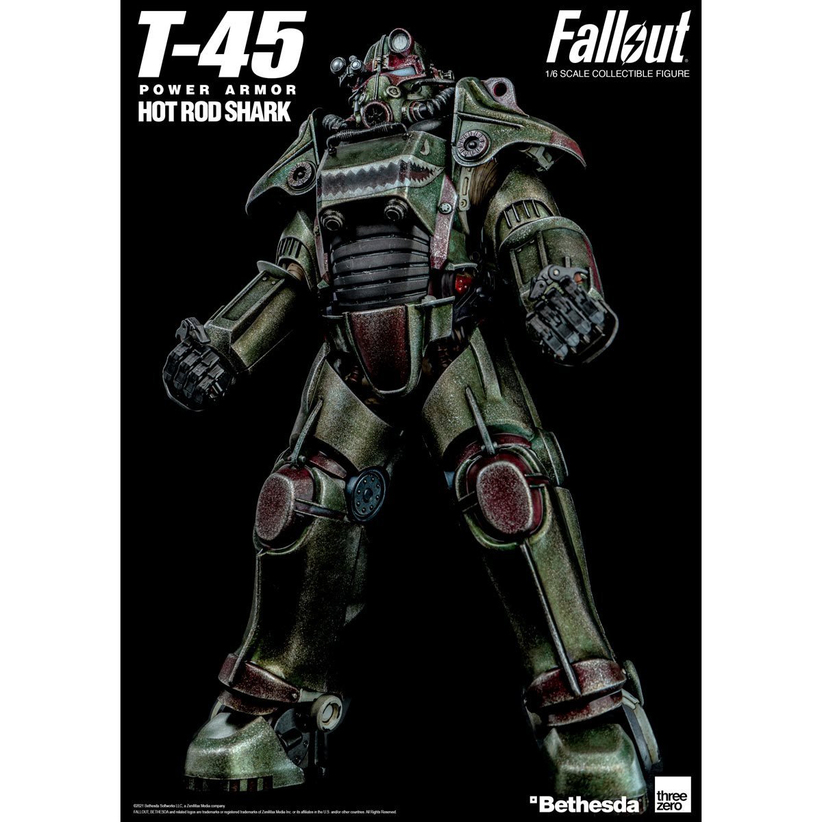 Fallout T-45 1:6 Scale Hot Rod Shark Power Armor Pack