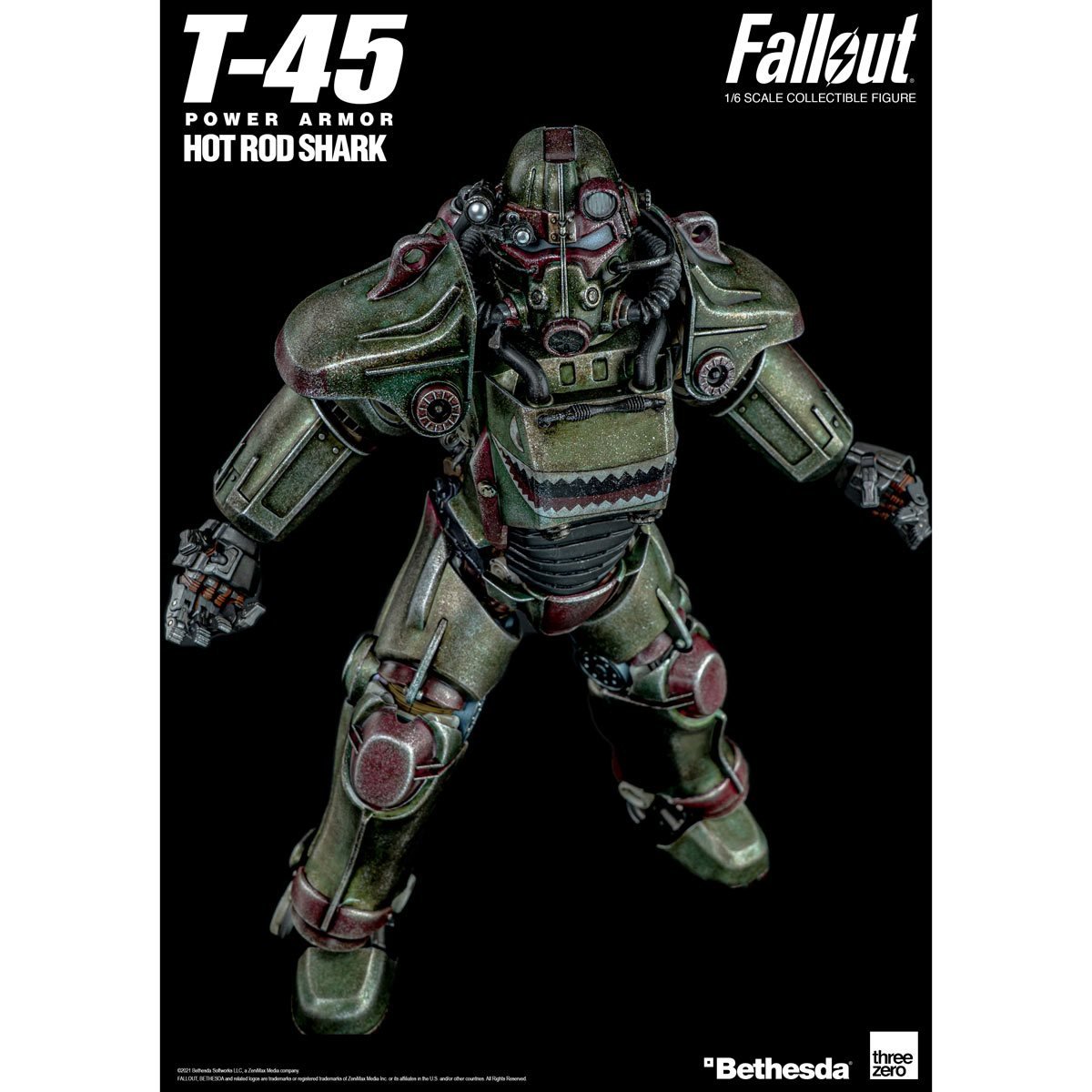 Fallout T-45 1:6 Scale Hot Rod Shark Power Armor Pack