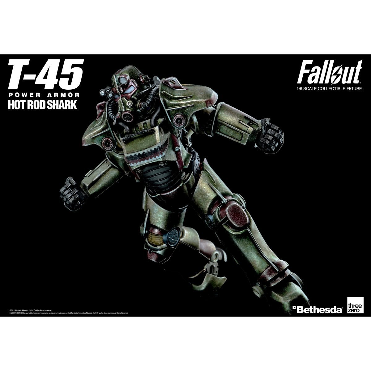 Fallout T-45 1:6 Scale Hot Rod Shark Power Armor Pack