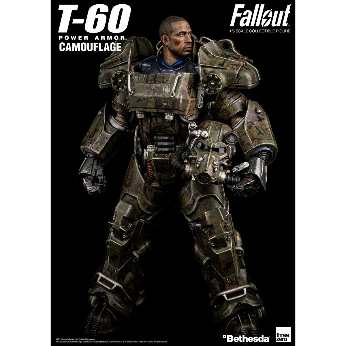 Fallout T-60 Camouflage Power Armor 1:6 Scale Action Figure