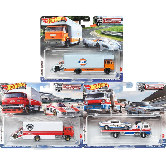 Hot Wheels Team Transport Wave 2 2022 Vehicle Case of 4