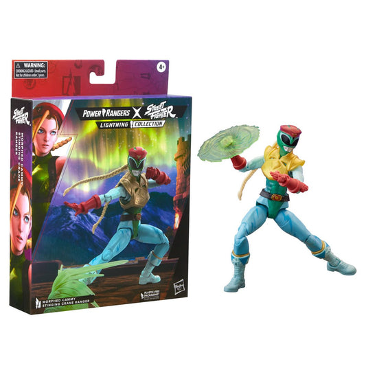 Power Rangers X Street Fighter Lightning Collection Morphed Cammy Stinging Crane Ranger 6-Inch Action Figure