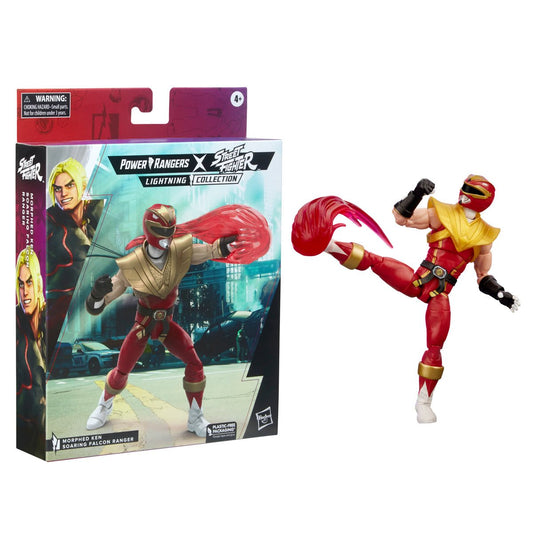Power Rangers X Street Fighter Lightning Collection Morphed Ken Soaring Falcon Ranger 6-Inch Action Figure