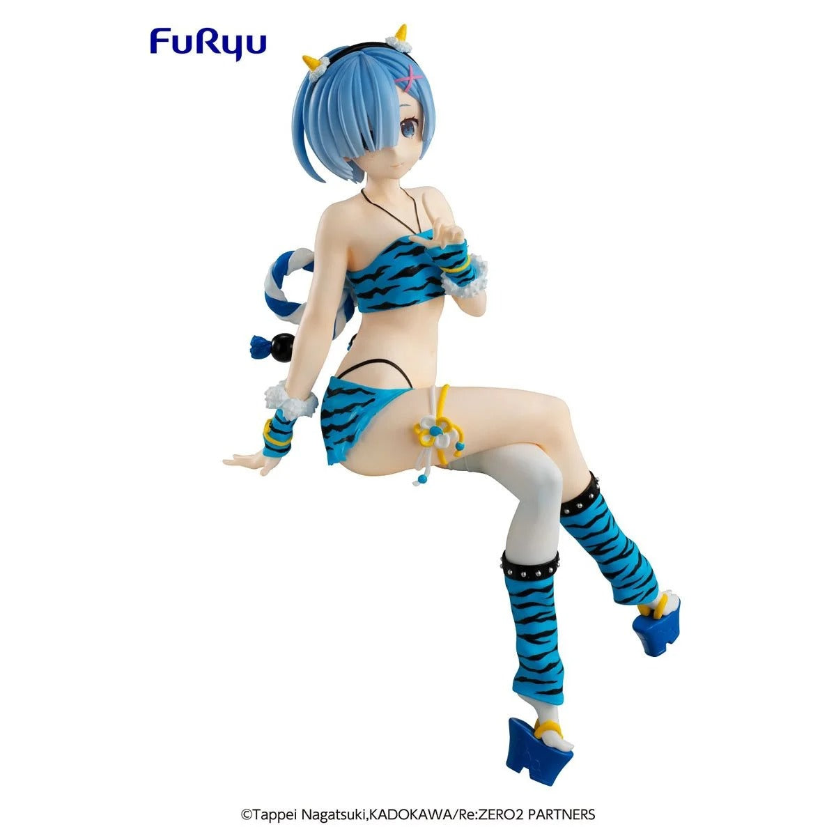 Re:Zero Rem and Ram Demon Costume Noodle Stopper Statues