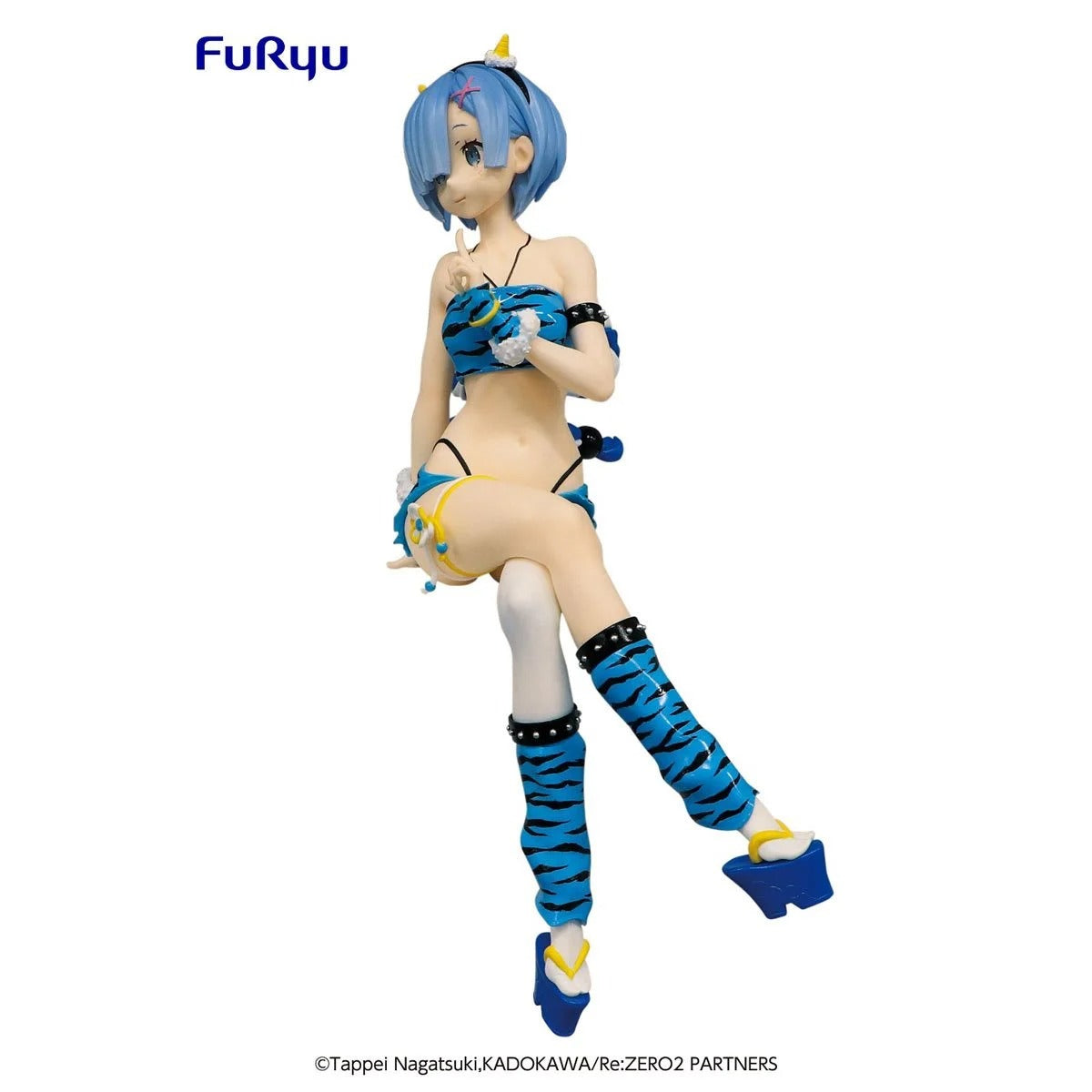 Re:Zero Rem and Ram Demon Costume Noodle Stopper Statues