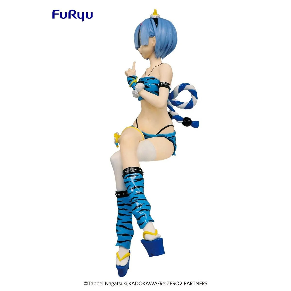 Re:Zero Rem and Ram Demon Costume Noodle Stopper Statues