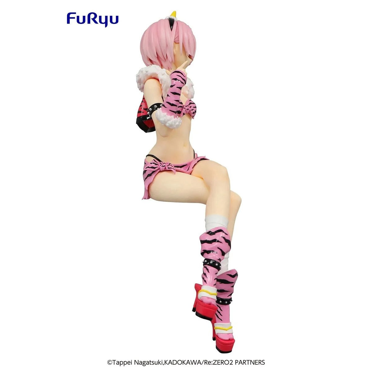 Re:Zero Rem and Ram Demon Costume Noodle Stopper Statues