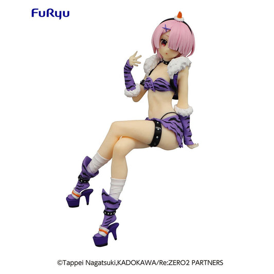 Re:Zero Starting Life in Another World Ram Demon Costume Another Color Version Noodle Stopper Statue