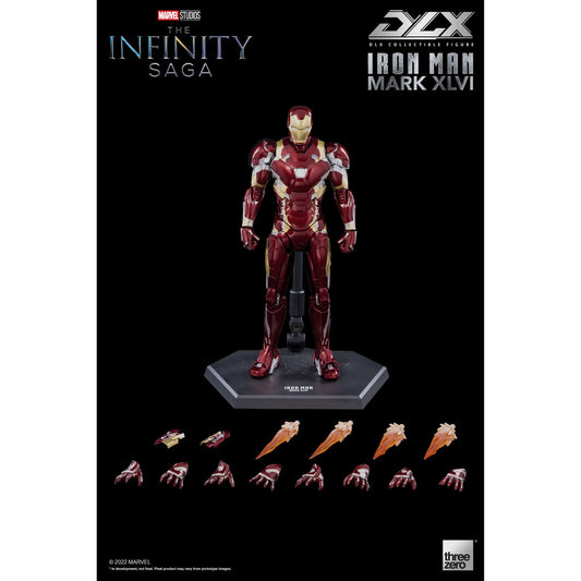 Avengers: Infinity Saga Iron Man Mark 46 DLX 1:12 Scale Action Figure