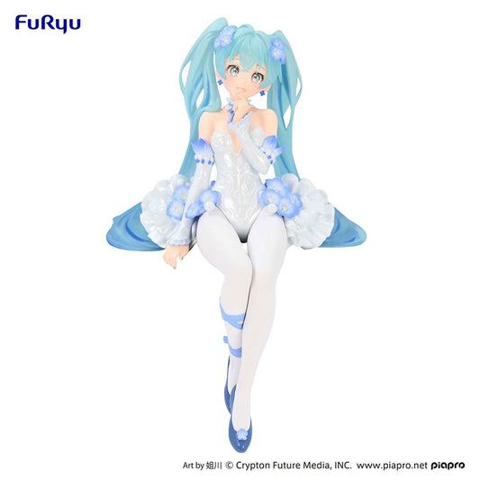 Vocaloid Hatsune Miku Flower Fairy Nemophila Noodle Stopper Statue with Bonus