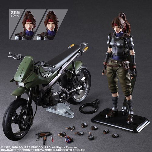 Final Fantasy VII Remake Jesse and Motorcycle Play Arts Kai Set