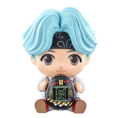 BTS TinyTAN Suga Hugmy Vinyl Figure with Tamagotchi Nano Digital Pet