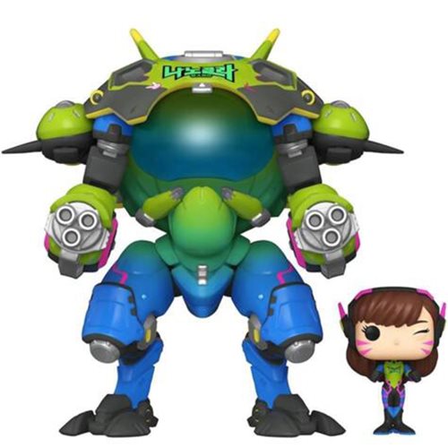 Overwatch Nano Cola D.Va with Mech Metallic 10-Inch Pop! Vinyl Figure - Exclusive