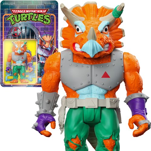 Teenage Mutant Ninja Turtles Triceraton 3 3/4-Inch ReAction Figure