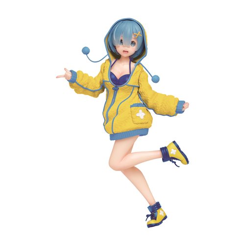 Re:Zero Rem Fluffy Hoodie Version Statue - ReRun