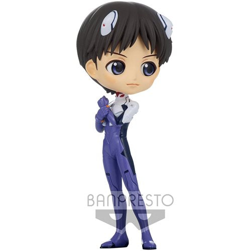 Rebuild of Evangelion Shinji Ikari Plugsuit Style Ver. B Q Posket Statue