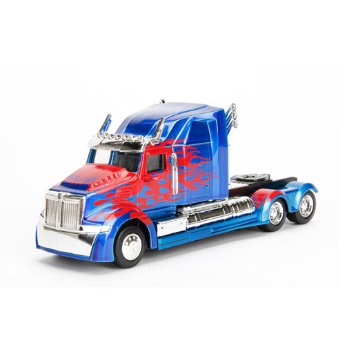 Transformers The Last Knight Optimus Prime Western Star 5700 XE Phantom 1:32 Scale Die-Cast Metal Vehicle