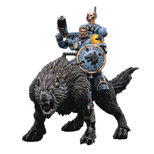 Joy Toy Warhammer 40,000 Space Wolves Thunderwolf Calvary Frode 1:18 Scale Action Figure Set
