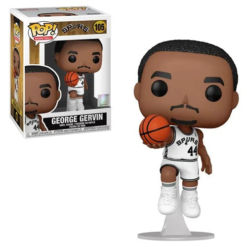 NBA: Legends George Gervin (Spurs Home) Pop! Vinyl Figure